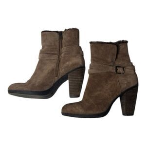 Bjorndal Regina Faux Fur Ankle Boots. Size 8.